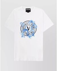 Versace Jeans Couture - Short Sleeve Crew Neck Graphic T Shirt - Lyst