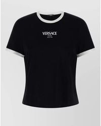 Versace - Top With Print - Lyst