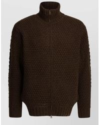 Beams Plus - Wool Zip Jacket High Collar Knit - Lyst