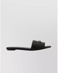 McQueen - Leather Slides - Lyst