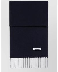 Jil Sander - Soft Scarf Featuring Delicate Fringed Edges - Lyst