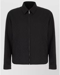 Gucci - Collared Coat Buttoned Cuffs Elastic Hem Pockets - Lyst
