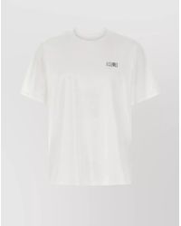MM6 by Maison Margiela - Printed Cotton Jersey Short-Sleeve T-Shirt - Lyst