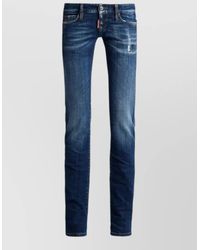 DSquared² - Denim Trousers Five Pocket Belt Loops - Lyst