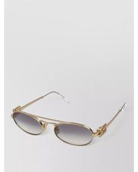 Miu Miu - Sunglasses Oval Frame Tone Gradient Lenses - Lyst