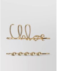 Chloé - Logo Hair Clip - Lyst