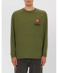 KENZO - Relaxed-Fit Graphic-Print Long-Sleeve T-Shirt - Lyst