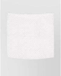 Brunello Cucinelli - Silk And Linen Pocket Handkerchief - Lyst