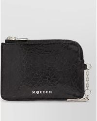 McQueen - Calfskin Clutch Bag - Lyst