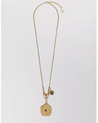 Chloé - Brass Pendant Necklace - Lyst