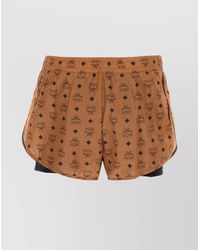 MCM - Printed Nylon Shorts - Lyst
