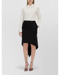 Helmut Lang - Cotton Fitted Shirt Dress - Lyst