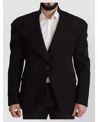Dolce & Gabbana - Wool Single Breasted Blazer Jacket - Lyst