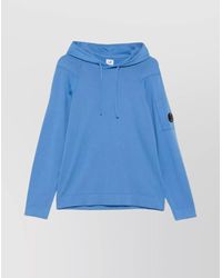 C.P. Company - Patched Arm Hooded Sweater - Lyst