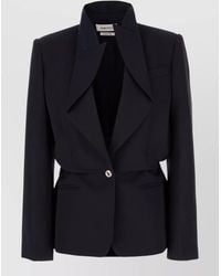 McQueen - Single Breasted Jacket Long Sleeves Lapel - Lyst