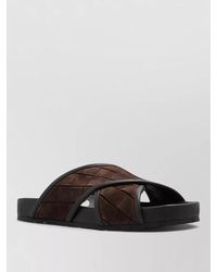 Bottega Veneta - Lamb Leather Flat Sandals - Lyst