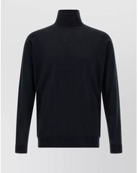 John Smedley - Merino Wool Fine-Knit Turtleneck Sweater - Lyst
