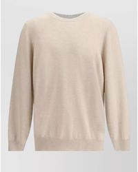 Brunello Cucinelli - Cashmere Long-Sleeve Crew-Neck Sweater - Lyst