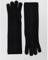 Max Mara - 'Alaggio' Knitted Fabric Long Length Gloves - Lyst