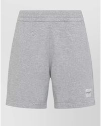 Givenchy - Cotton Logo-Patch Shorts - Lyst
