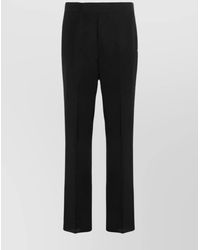 SAPIO - Jacquard Straight-Leg Trousers - Lyst