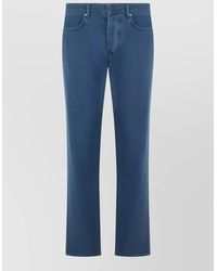 Stone Island - Straight Leg Denim Five Pocket Trousers - Lyst