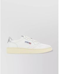 Autry - Medalist Leather Sneakers With Perforated Detailing - Lyst