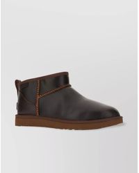UGG - Ultra Mini Ankle Boots With Round Toe - Lyst