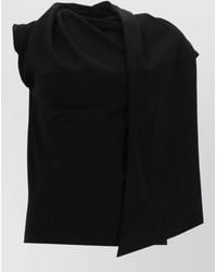 THE GARMENT - Scarf Top Asymmetric Draped Sleeveless Design - Lyst