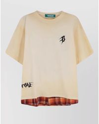 Barrow - Cotton T Shirt Front And Back Graphic Print - Lyst
