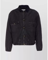 Maison Margiela - Long Sleeve Jacket Featuring Front Pockets - Lyst