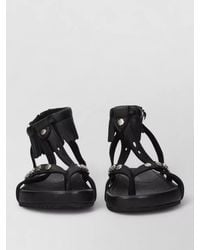 Isabel Marant - Leather Studded Flat Sandals - Lyst