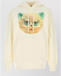 Valentino - La Maison Cat Graphic Hooded Sweatshirt - Lyst