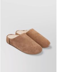 UGG - Suede Slip-On Slippers - Lyst