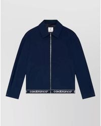 CASABLANCA - Patterned Zip-Up Jacket - Lyst