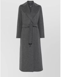 Max Mara - Poldo Coat Wrap Belted Waist - Lyst