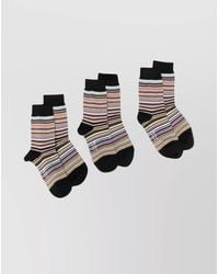 Paul Smith - Striped Socks 3 Pack - Lyst