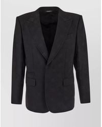 Dolce & Gabbana - Wool Blend Single-Breasted Blazer - Lyst