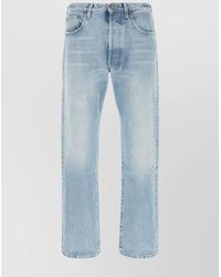 Valentino Garavani - Denim Mid-Rise Straight-Leg Jeans - Lyst