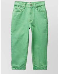 Versace - Denim Regular-Fit Cropped Straight-Leg Jeans - Lyst
