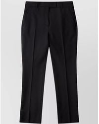 Incotex - Virgin Wool Mid-Rise Straight-Leg Tailored Trousers - Lyst