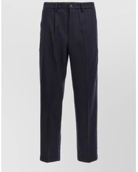 Department 5 - Wool Blend Straight-Leg Trousers - Lyst