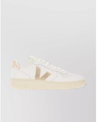Veja - Leather V-10 Sneakers Contrast Heel Tab - Lyst