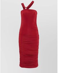 Isabel Marant - Ethel One-Shoulder Midi Dress With Knot Detailing - Lyst