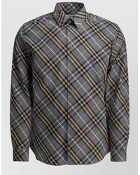 Burberry - Robert Check Casual Shirt Long Sleeves - Lyst