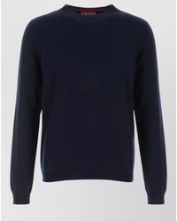 Gucci - Cashmere Sweater Crew Neck Long Sleeves - Lyst