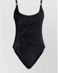 Versace - Scoop Neck One Piece Swimsuit - Lyst