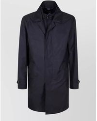 Fay - Long Sleeve Single Breasted Button Cuff Jacket - Lyst