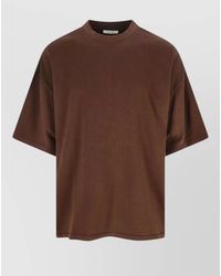 Entire studios - Round Neck Plain Short Sleeve Top - Lyst