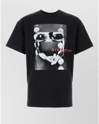 Givenchy - Cotton T Shirt Short Sleeves Crew Neck - Lyst